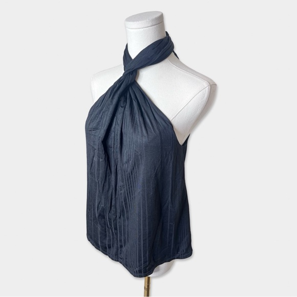 ANINE BING Agnes Top Size XS Black Color Twisted Front GUC - Picture 4 of 8